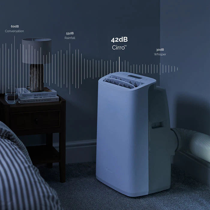 Meaco Cirro+® 16000 BTU Super leises Inverter Smart mobiles Klimagerät – nur Kühlen