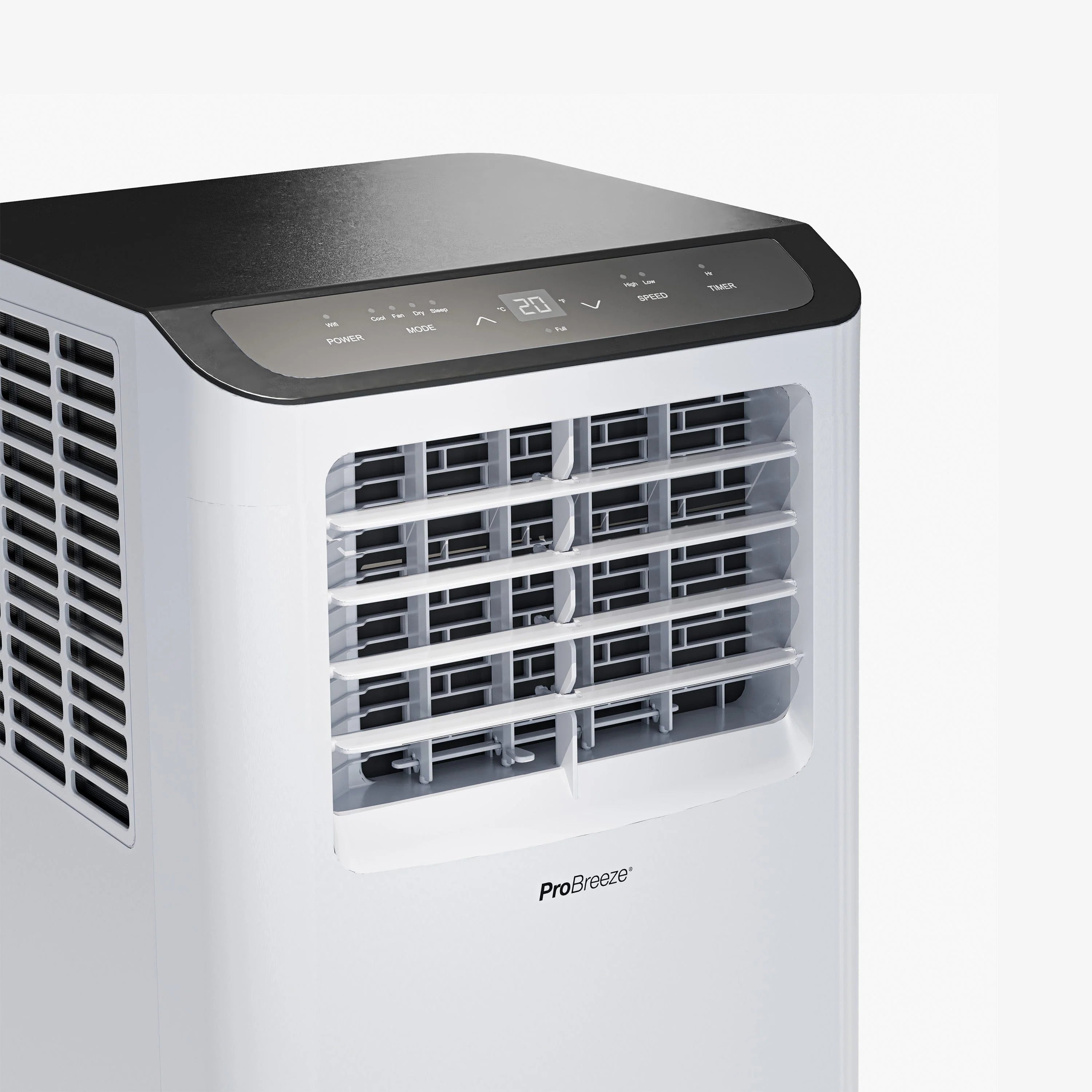 Climatiseur portable 3-en-1 de 9000 BTU avec fonction de déshumidification - Application Wi-Fi intelligente