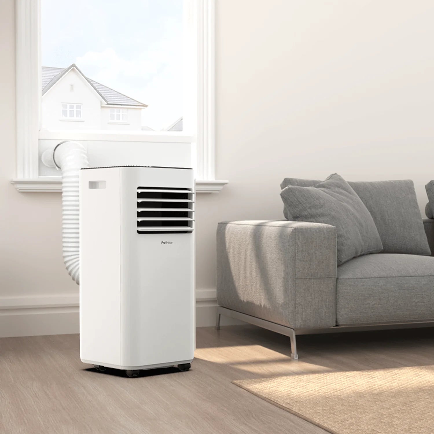 Climatiseur portable 3-en-1 de 7000 BTU avec fonction déshumidification