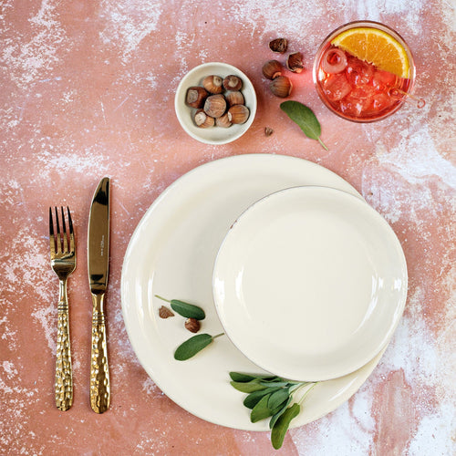 Cucina Fresca Crema Dinner Plate