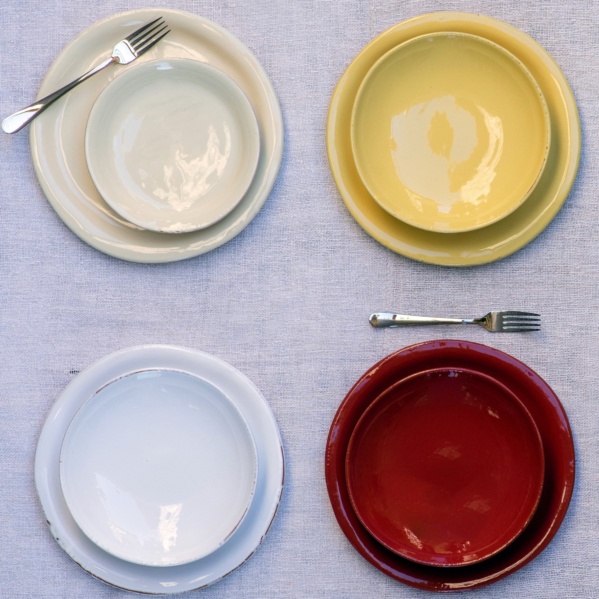 Cucina Fresca Crema Dinner Plate
