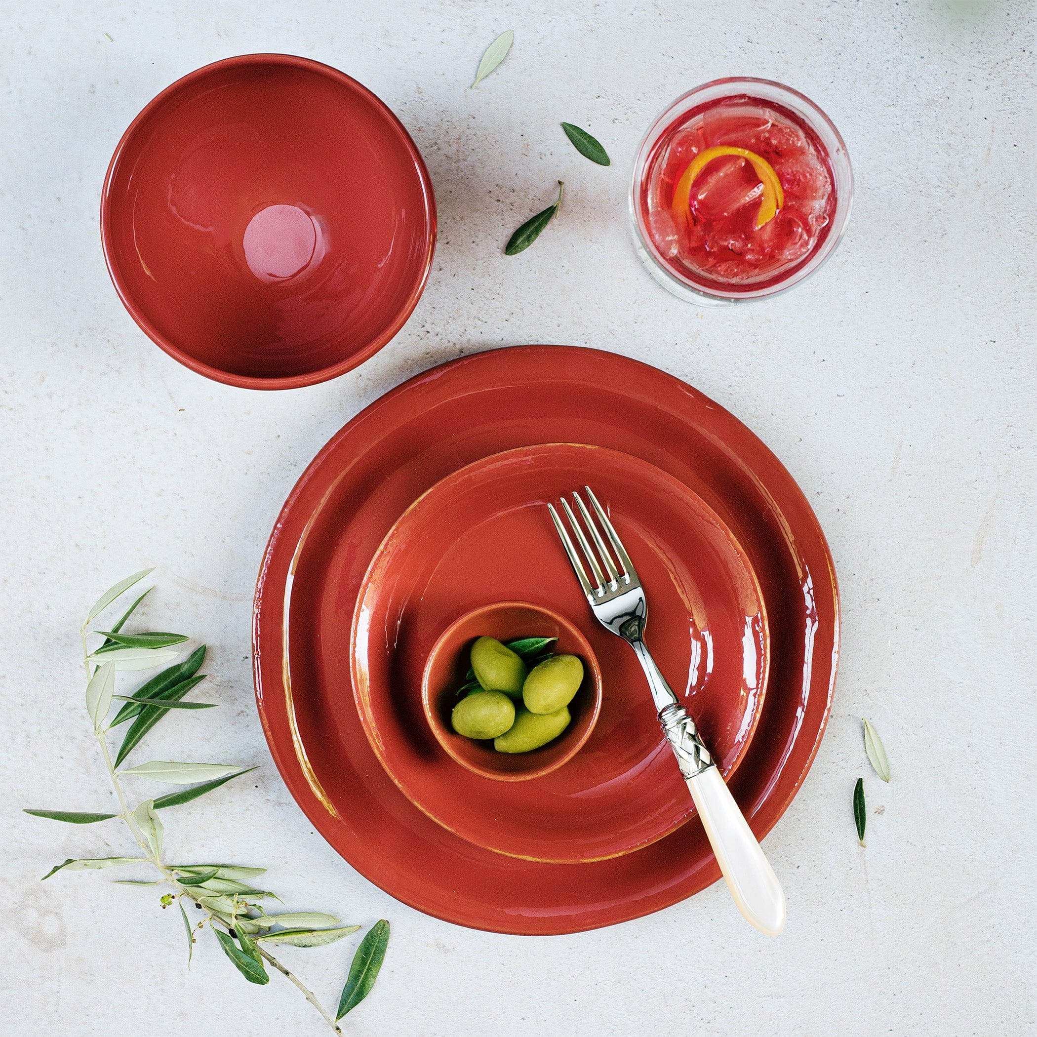 Cucina Fresca Paprika Dinner Plate