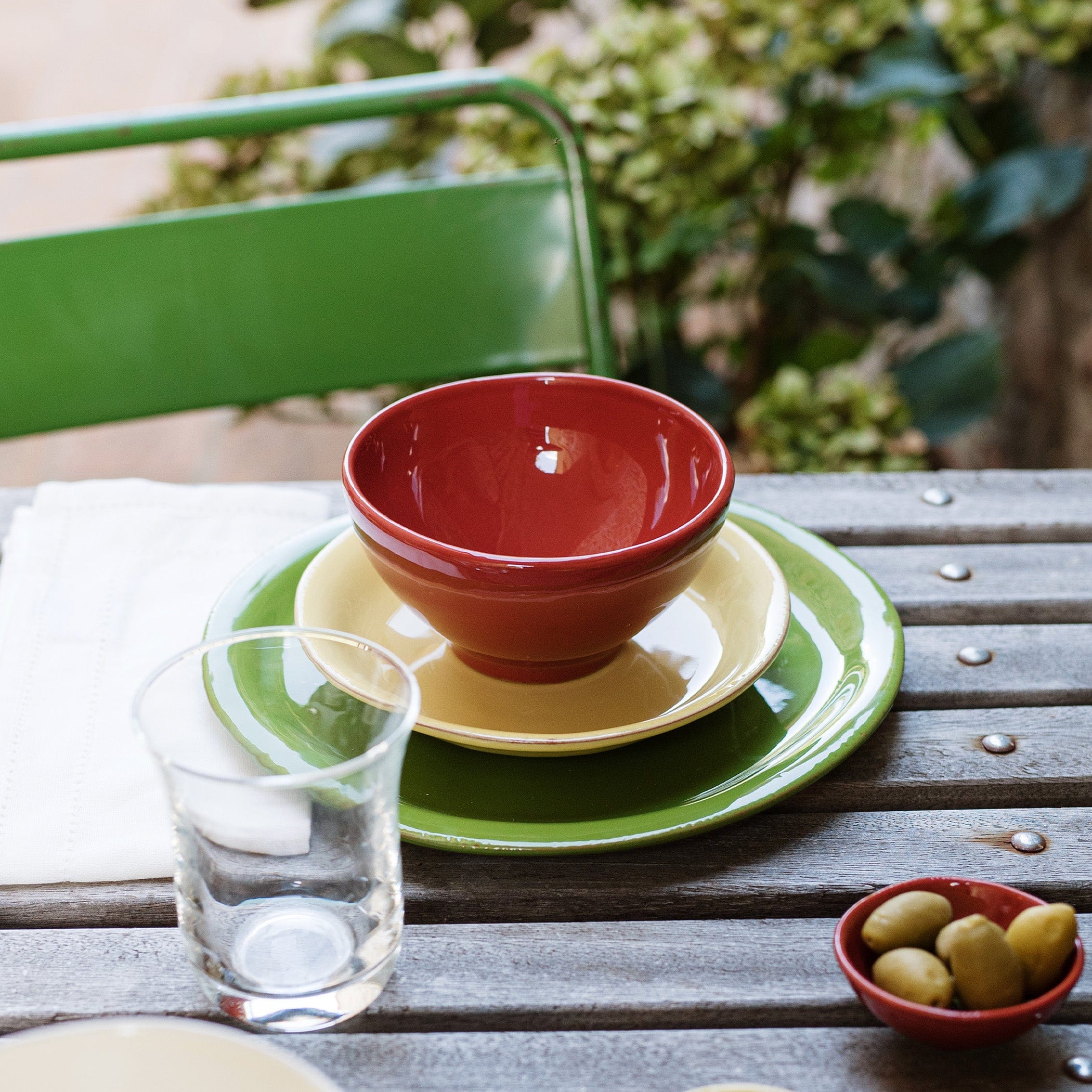 Cucina Fresca Crema Salad Plate
