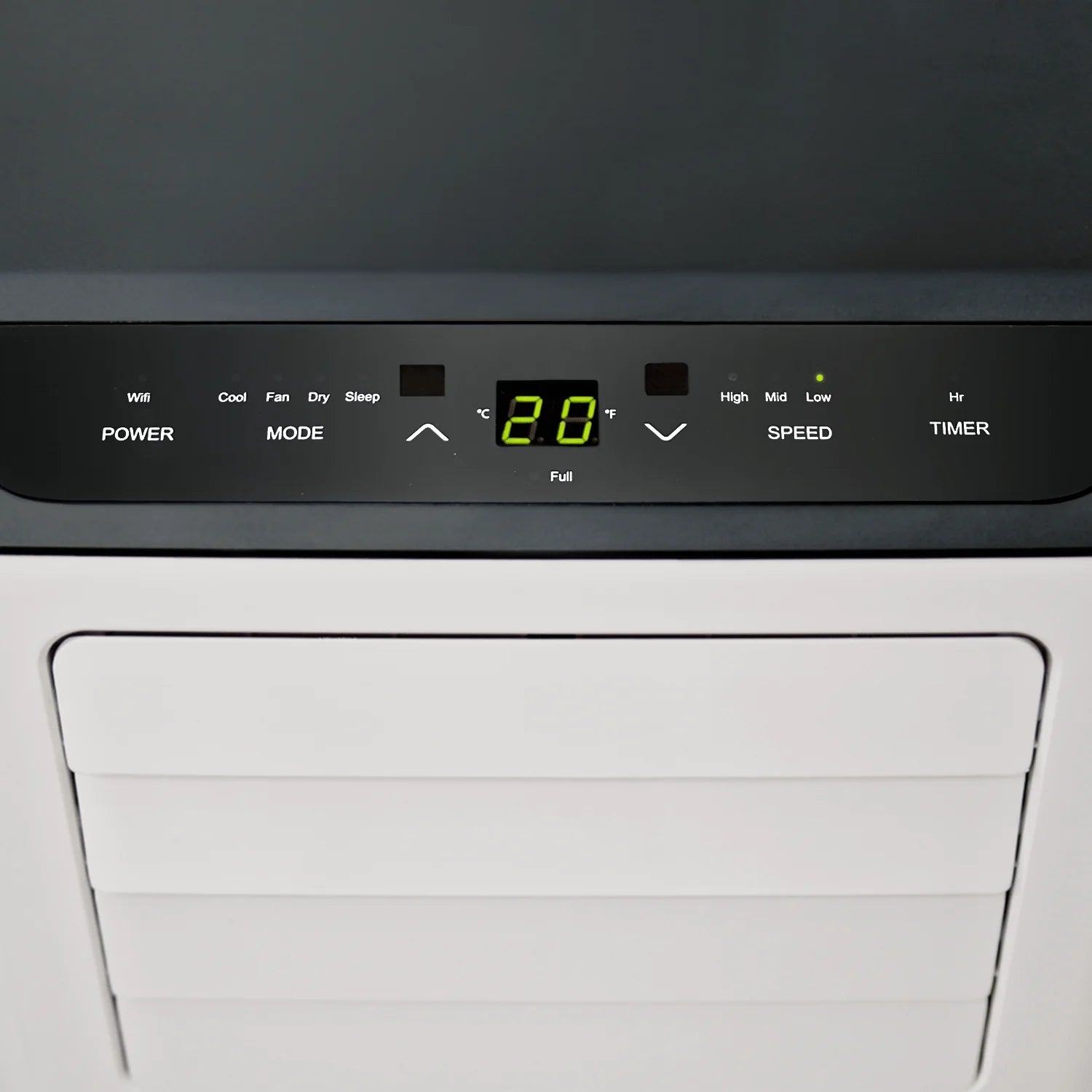Climatiseur portable 3-en-1 de 14 000 BTU avec fonction de déshumidification - Application Wi-Fi intelligente