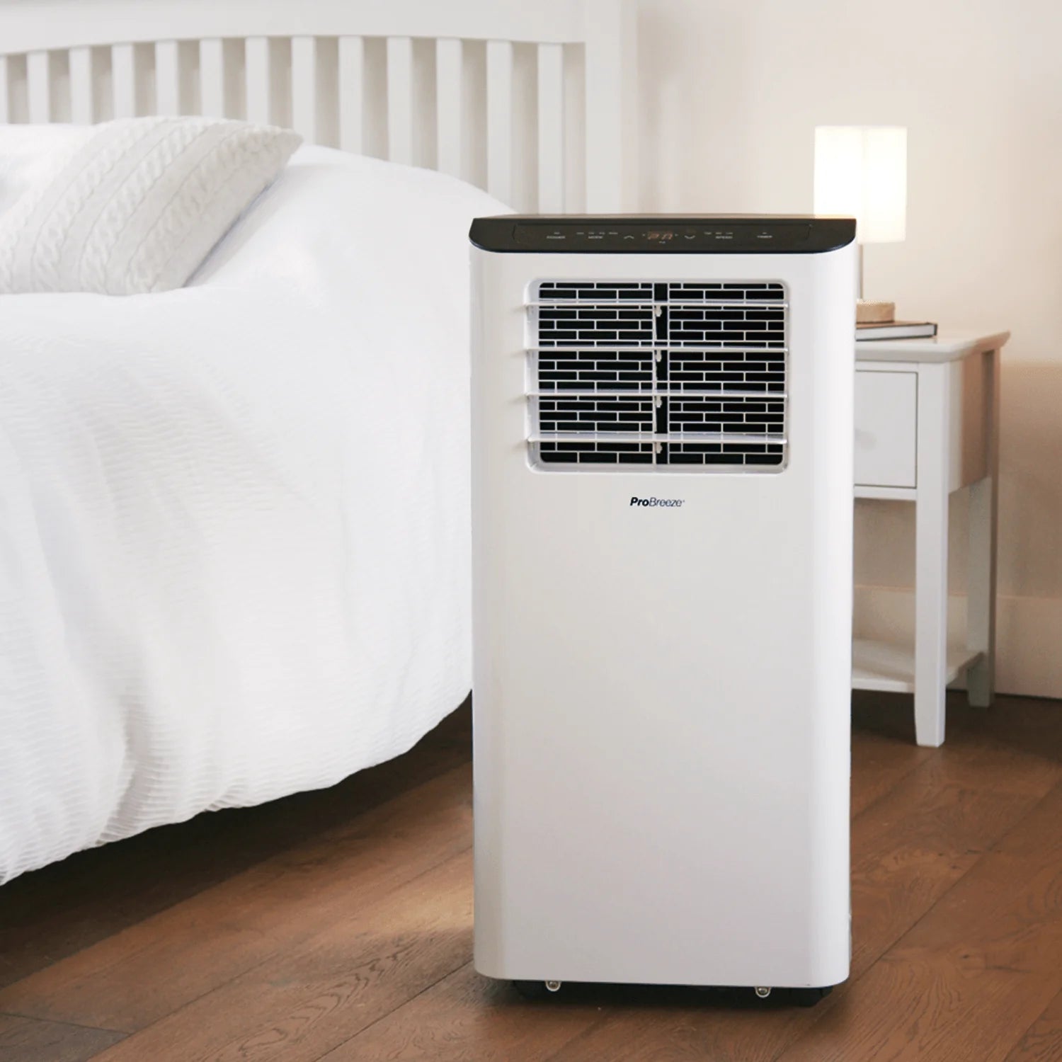 Climatiseur portable 3-en-1 de 14 000 BTU avec fonction de déshumidification - Application Wi-Fi intelligente