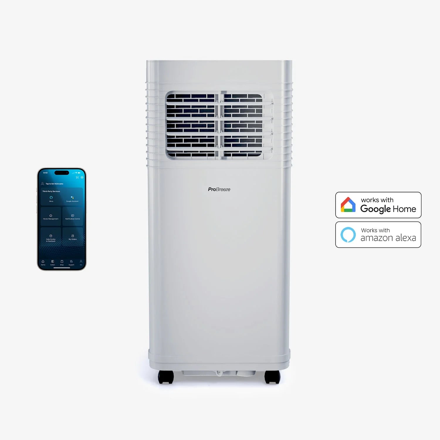 Climatiseur portable 3-en-1 5000 BTU avec fonction de déshumidification - Application Wi-Fi intelligente